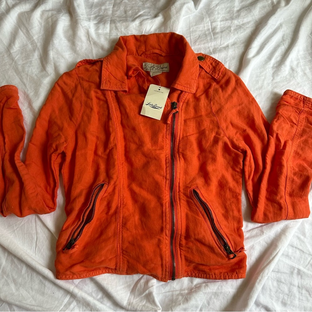 Lucky Brand Orange Jacket